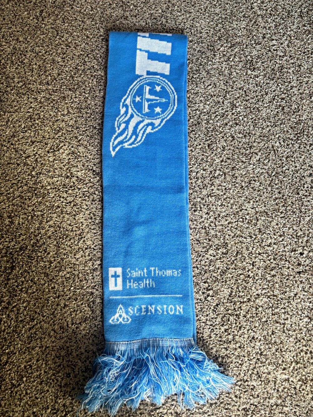 Fanatics Tennessee Titans NFL Football Scarf, Blue, One Size, Licensed
